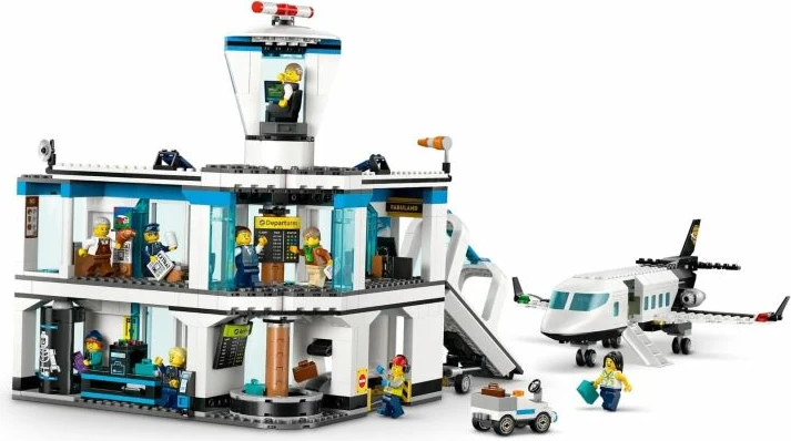 Set lodrash LEGO City aeroport për fëmijë