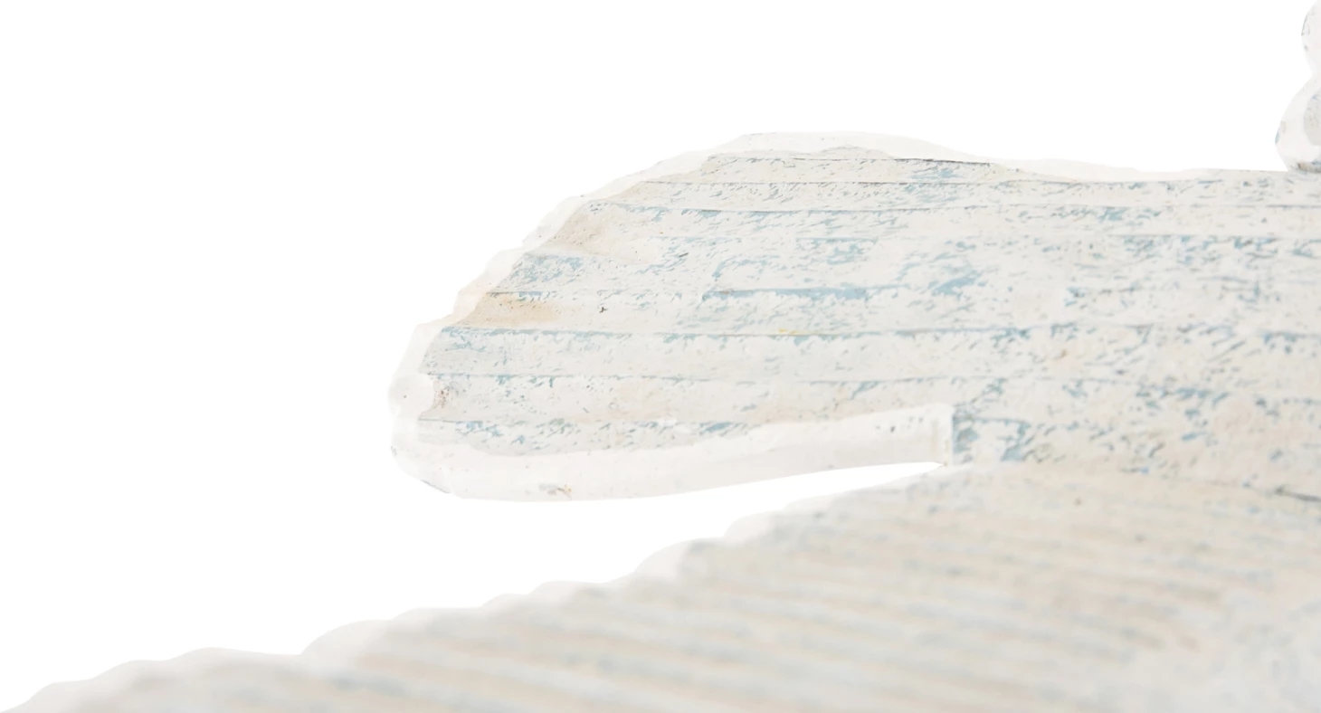 Dekor varëse pulëbardhë, FH4302, dru Albasia, ngjyrë blu, 93x62x12-100H cm