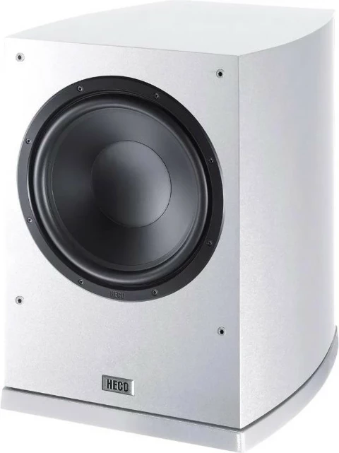 Subwoofer aktiv, Heco, Victa Elite SUB 252 A, 100 W RMS / 200 W peak, 22–200 Hz, i bardhë