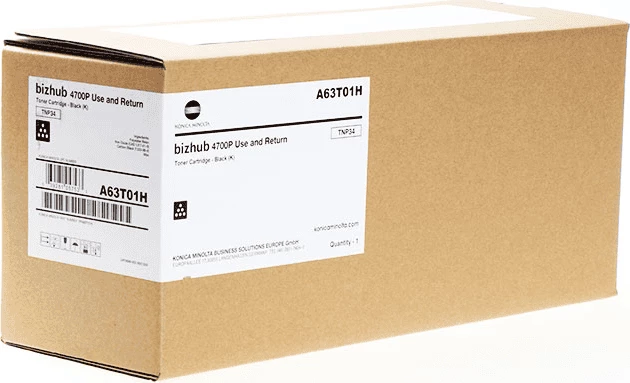 Toner, Konica Minolta, TNP34 / A63T01H, 20000 faqe, i zi