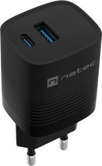 Karikues muri Natec Ribera GAN, 30W, 1x USB-A + 1x USB-C, i zi