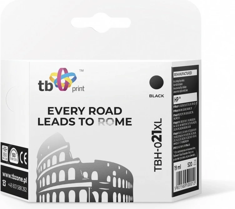 Toner TB Print TBH-021XL për HP No. 21, i zi