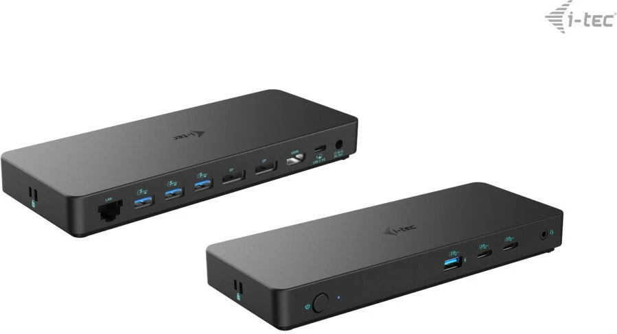 Docking station I-Tec USB-C Triple Display Gen 2 Pro, 100W, 3x monitor, 6x USB, LAN, e zezë