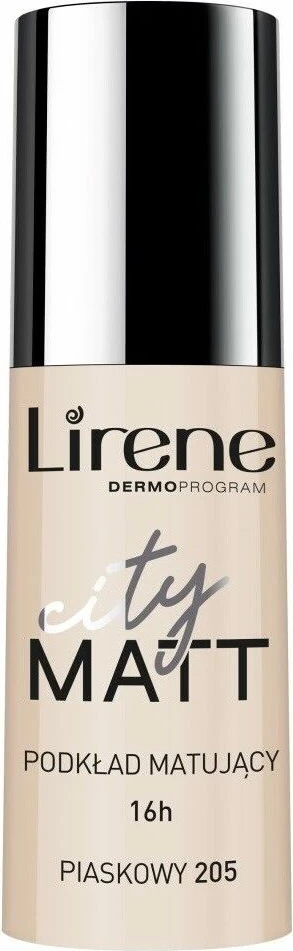 Krem pudër e lëngshme Lirene City Matt Sand 205, 30ml