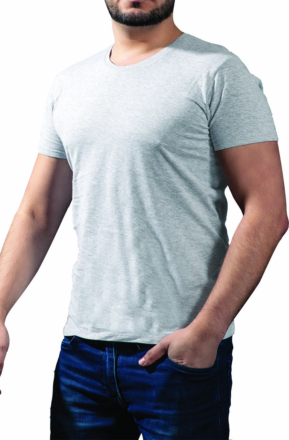 Fanellë e brendshme për meshkuj, Jumeon, 002-000102, ngjyrë gri