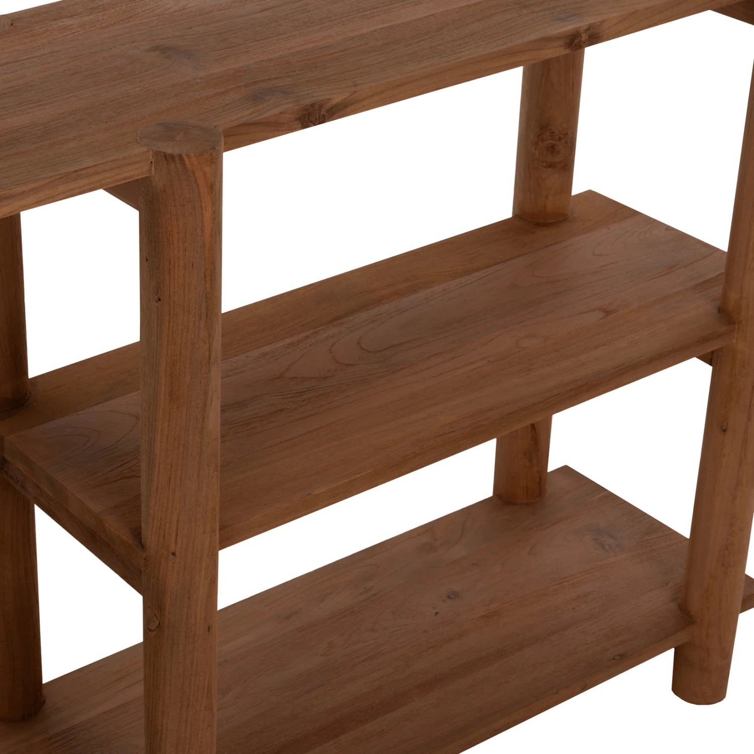 Konsolë KUTAI FH9638 dru TEAK i ricikluar, ngjyrë natyrale rustike, 120x35x80H cm