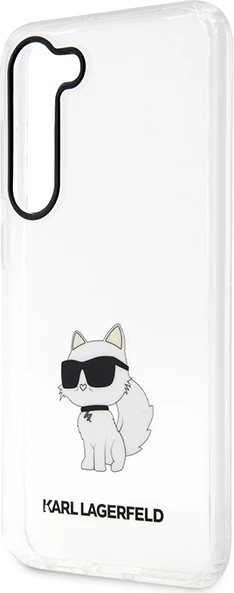 Mbështjellës Karl Lagerfeld Choupette për Samsung Galaxy S23+, transparent
