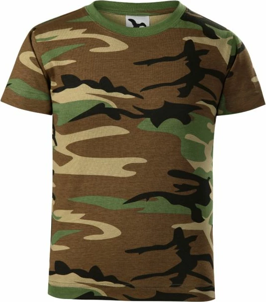 Maicë për fëmijë Malfini, modeli Camouflage Jr, ngjyrë kafe