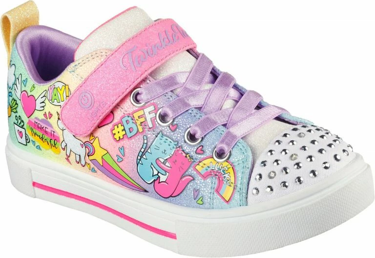 Atlete për fëmijë Skechers, shumëngjyrëshe