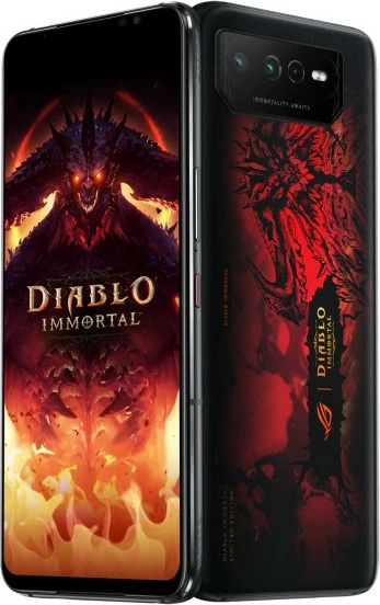 Celular ASUS ROG Phone 6 Diablo Immortal Edition, 16 GB, 512 GB, 50 MP, Android 12, Hellfire Red