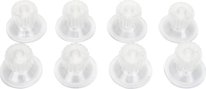 Kupa thithëse EcoFlow për panel diellor, 8 copë, transparente