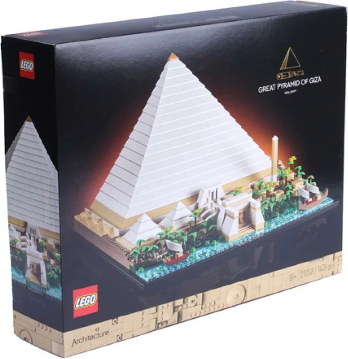 Set ndërtimi LEGO Architecture 21058 Great Pyramid of Giza 18+ set