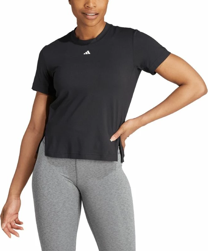 Maicë stërvitore për femra adidas, e zezë