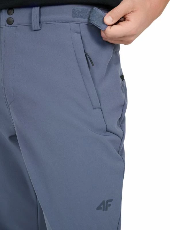 Pantallona trekking për meshkuj 4f, të kaltërta