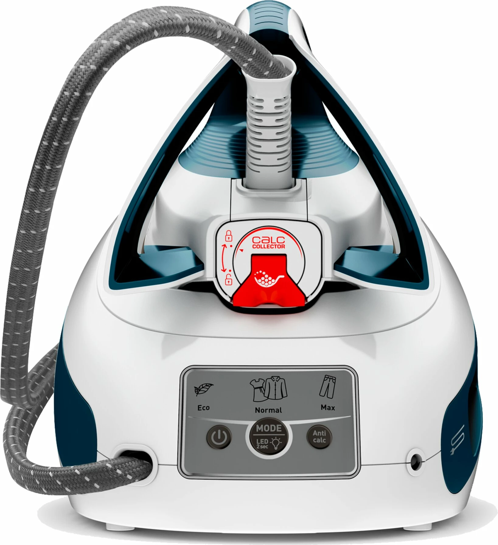 Hekur me avull stacion, Tefal SV8111E0 Express Power, 2800W, 6.2 bar, 120 g/min me 430 g/min shtesë, depozitë 1.8L, bardh e kaltër