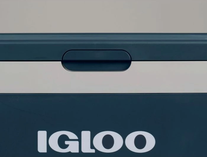 Frigorifer portativ elektrik (cooler chest) IGLOO ICF60 59L 12/24V DC & 110-240V AC, blu rugged/mist