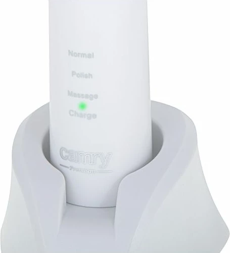 Furçë dhëmbësh sonike CAMRY CR2173 48,000 VPM, set 2 koka + kuti udhëtimi + karikues induksion, e bardhë