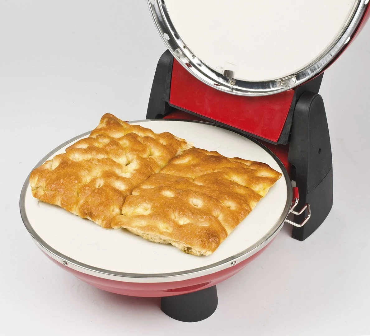 Furrë për Pica G3 Ferrari Pizzeria Snack Napoletana, 1 pica, 1200 W, E Zezë dhe E Kuqe