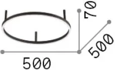 Llamba tavanore Oracle slim pl d050 round 3000k on-off