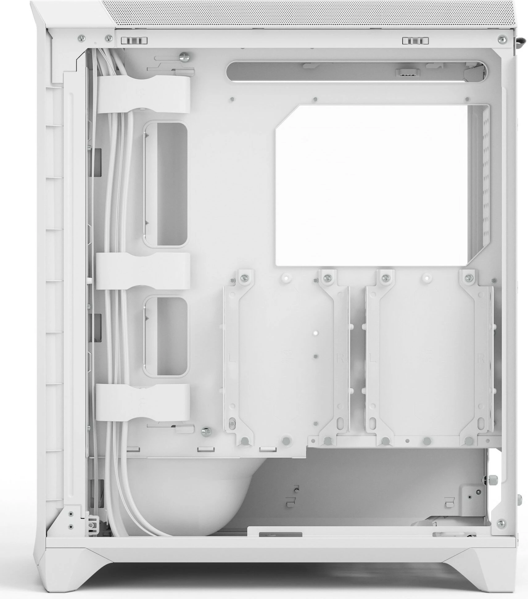 Kasë Fractal Design Meshify 3, midi tower, xham i temperuar, e bardhë