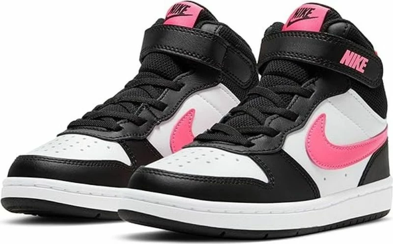 Atlete për fëmijë Nike, të bardha me të zeza dhe rozë