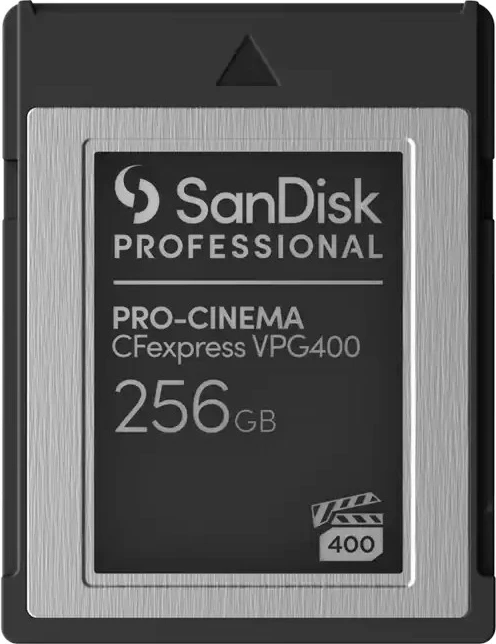 Kartelë memorie Sandisk PRO-CINEMA CFexpress VPG400 256GB, deri 1700MB/s, e zezë