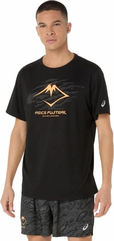 Fanellë sportive për meshkuj Asics, e zezë