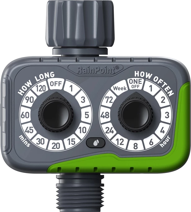 Programues automatik për ujitje RainPoint ITV152, për rubineta 3/4" ose 1", IP55, Gri