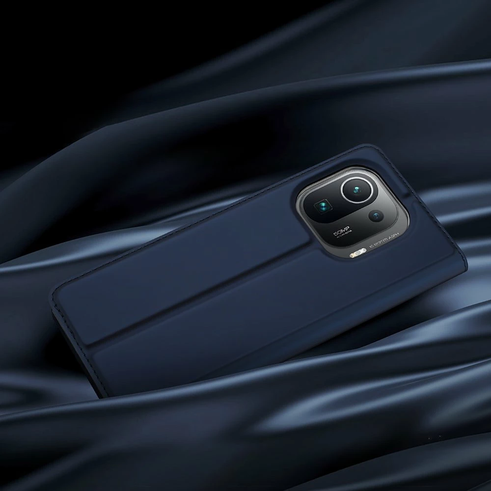 Mbështjellës Dux Ducis Skin Pro Bookcase për Xiaomi Mi 11 Pro, kaltër