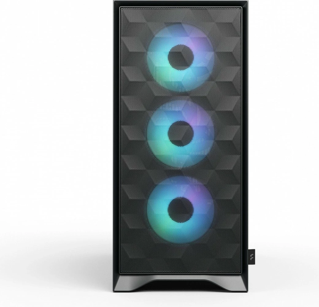 Kasë, Fractal Design, Pop 2 Air FD-C-POA2A-01, ATX/Micro ATX/Mini ITX, 3x 120 mm ventilatorë, panel xhami të kalitur, USB-C, e zezë