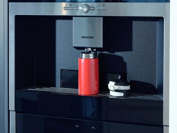 Termos udhëtimi Leifheit 3245, 350 ml, i zi/kuq, çelik inox