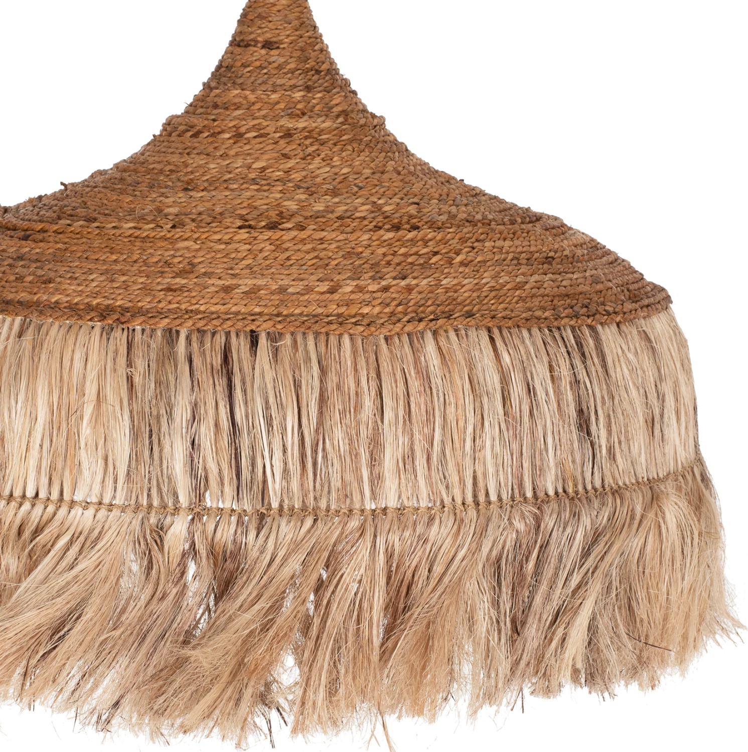 Llambë tavani me thekë, ngjyrë natyrale, 80x80x70H cm, FH7755