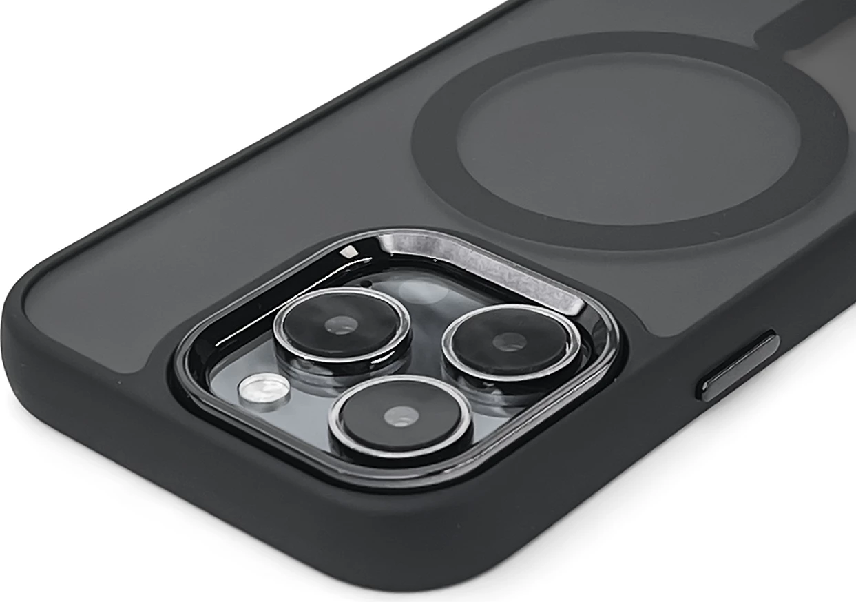 Mbështjellës Hurtel Fashion Case MagSafe për iPhone 16 Pro, TPU, i zi