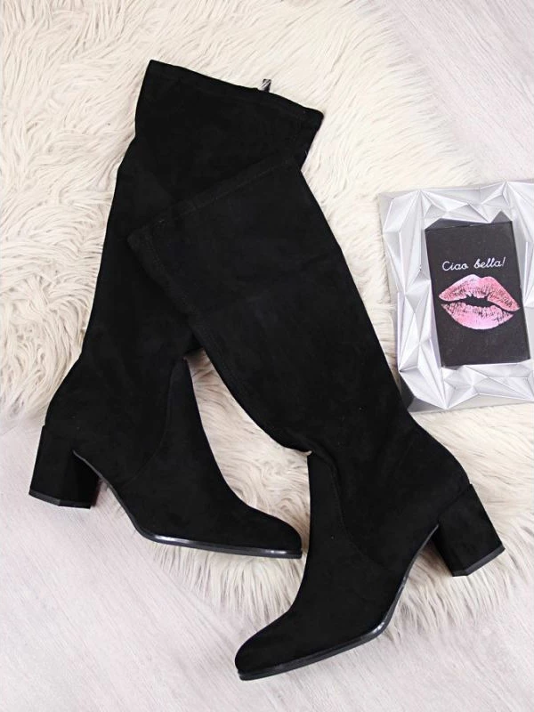 Çizme me take të larta LEONE Sergio Leone, të zeza