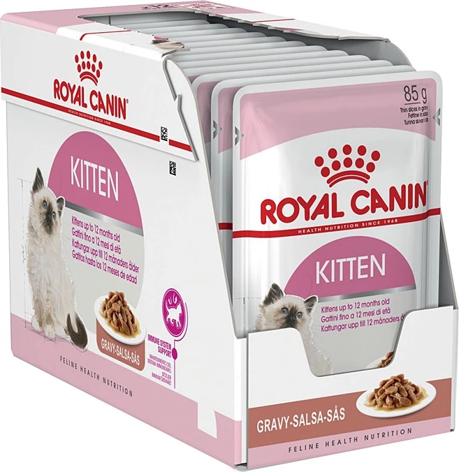 Ushqim i lëngshëm për macet Royal Canin Kitten, 12 copë 85g