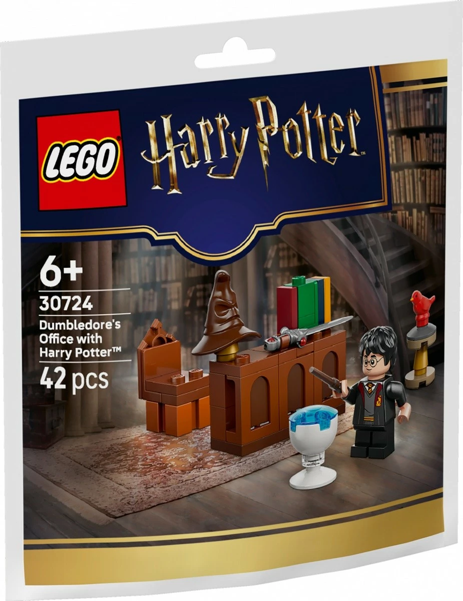 Set ndërtimi, LEGO Harry Potter, 30724 Dumbledore's Office me Harry Potter, 42 pjesë, 6+