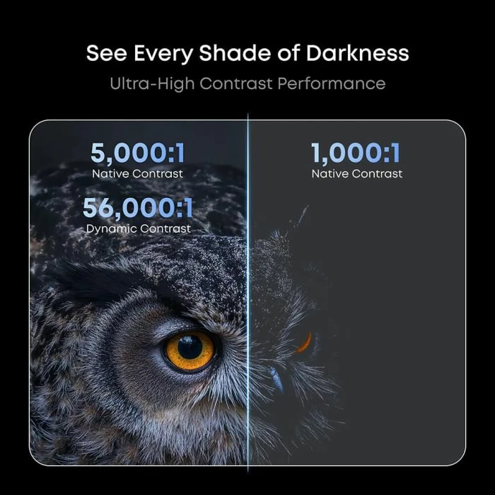 Projektor portativ Anker Nebula X1 D23512F1 4K Triple Laser 3500 ANSI lumens, gri e errët