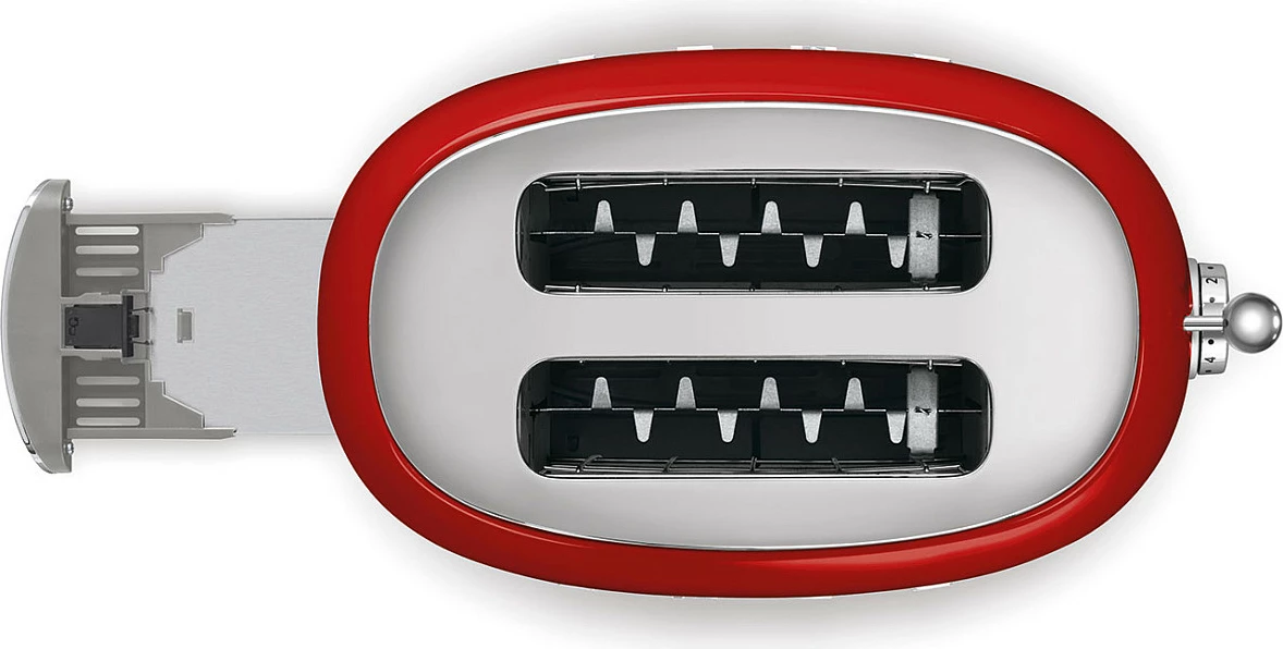 Tostier SMEG TSF01RDEU 2 feta, 950W, i kuq