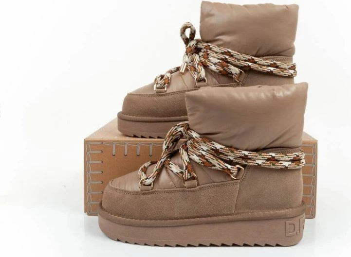 Këpucë për femra D.Franklin, kafe