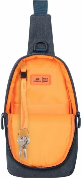 çantë supi RIVACASE 7711 për celular/tablet deri 10.5", gri e errët