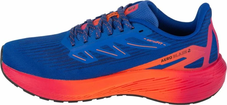 Atlete për vrapim për meshkuj Salomon Aero Blaze 2, blu dhe portokalli