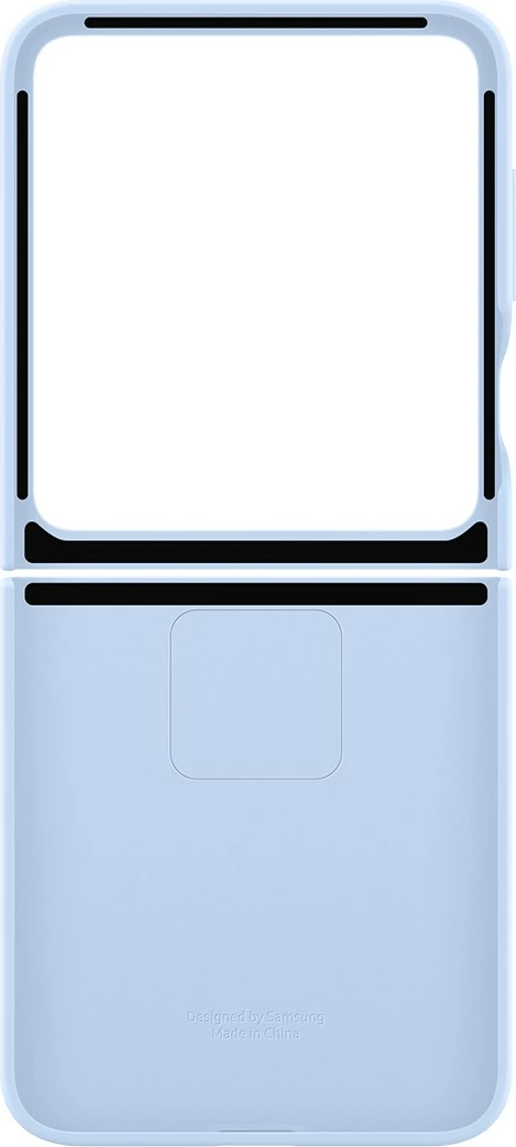 Mbështjellës Samsung Galaxy Z Flip6 silikon me unazë, blue