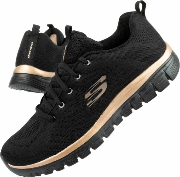 Atlete për femra Skechers, të zeza