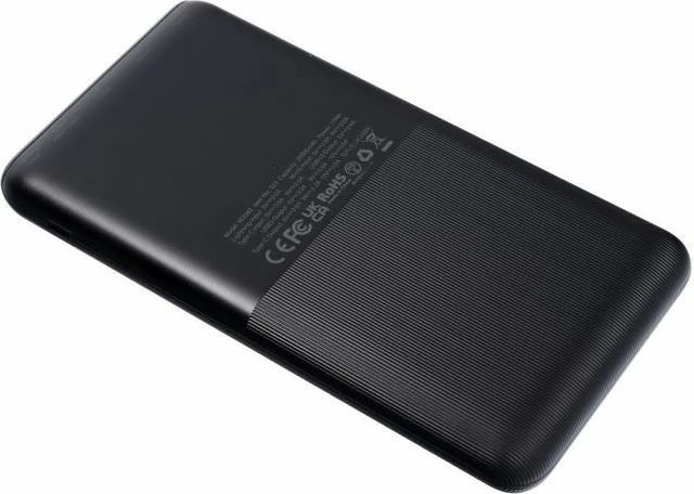 Powerbank VEGER S22 20000mAh PD 20W ultra slim, i zi (me kabllo USB-A në USB-C)