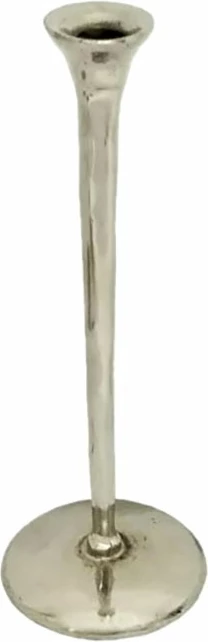 Mbajtëse qiriri KARTIO, alumin, ngjyrë argjendi, 11x11x31cm