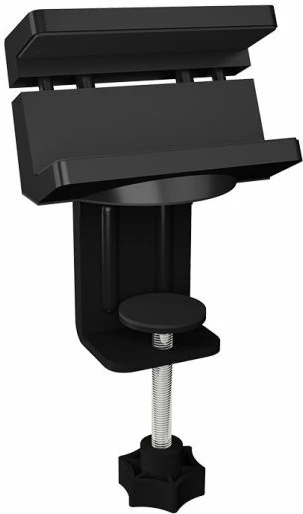 Mbajtës tavoline për HUB/docking station ICYBOX IB-MSA106-HH, alumin/çelik, kapacitet 2 kg, montim me vidë M4 ose bazë vetëngjitëse, antracit