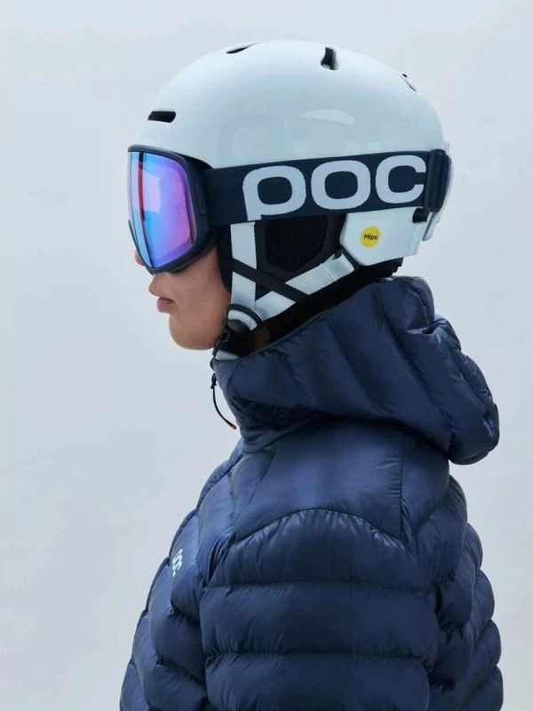 Helmetë skijimi POC unisex, e bardhë