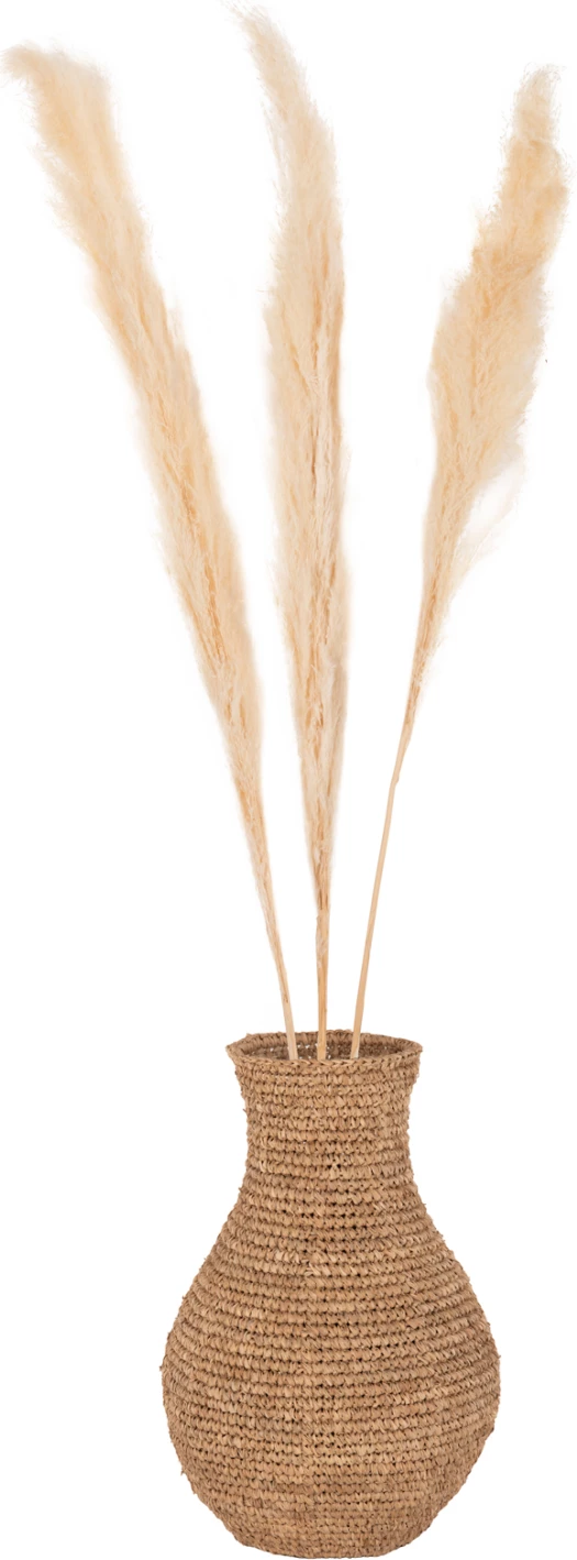 Dekor kallam i tharë, 3 copë, FH7961, 140H cm, ngjyrë e bardhë