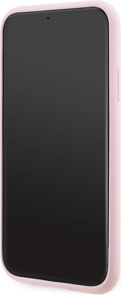 Mbështjellës Karl Lagerfeld Silicone Karl&Choupette MagSafe për iPhone 11, Rozë