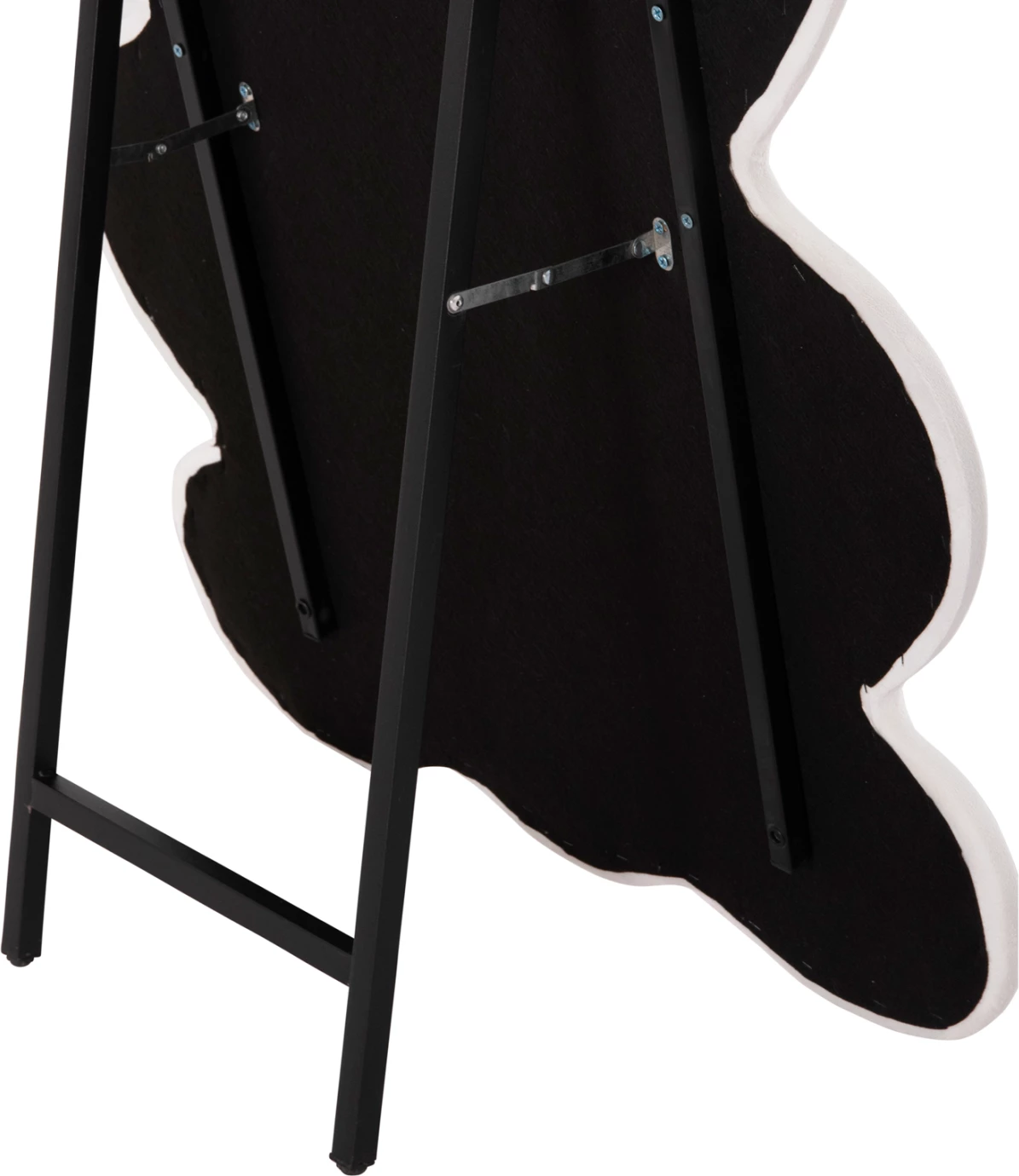 Pasqyrë për fëmijë në formë lepuri, MDF, ngjyrë rozë dhe bardhë, FH4489.01, 80x162 cm.